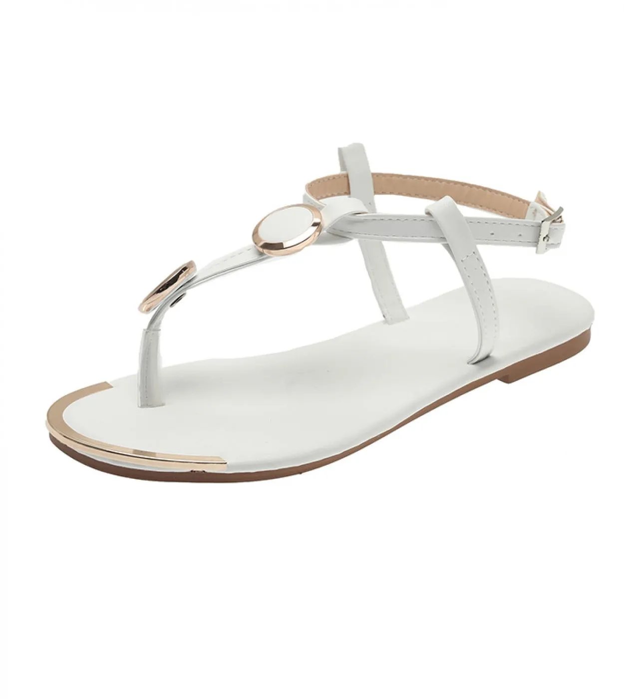 2022 Moda Gladiatore Sandali Delle Donne Tacco Basso Fibbia Scarpe Infradito Signore Boho Estate Scarpe Da Spiaggia Sandali dell