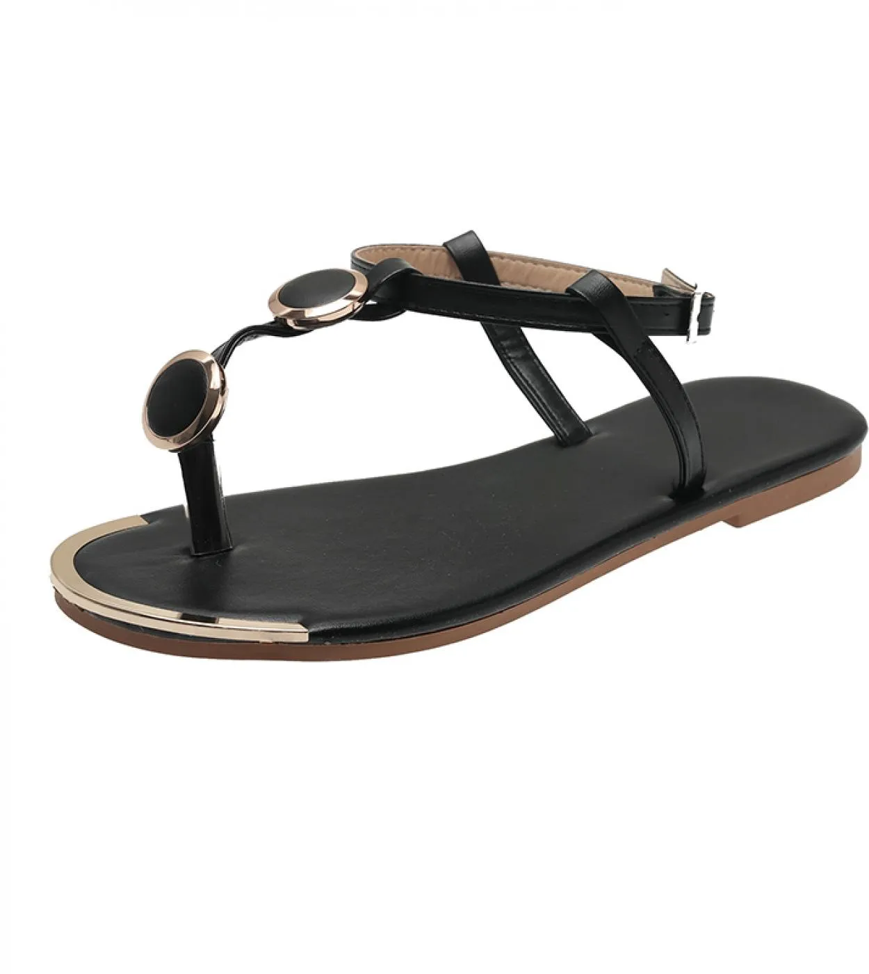 2022 Moda Gladiatore Sandali Delle Donne Tacco Basso Fibbia Scarpe Infradito Signore Boho Estate Scarpe Da Spiaggia Sandali dell