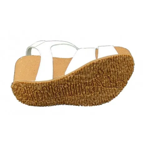 BioNatura Sandali Donna con Zeppa