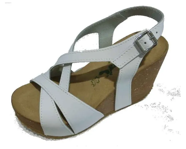 BioNatura Sandali Donna con Zeppa