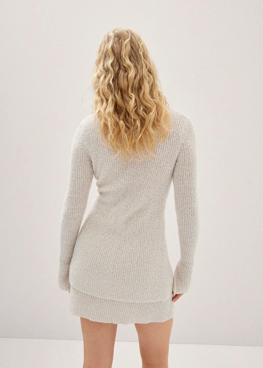 Cardigan lungo collo di camicia