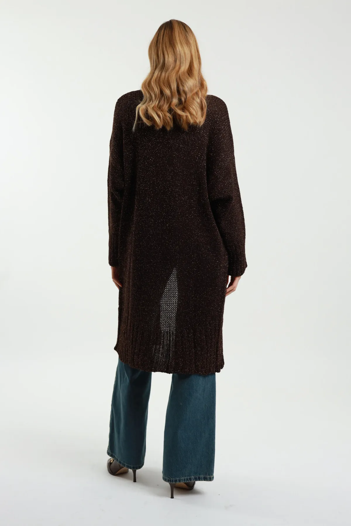 Cardigan Lungo Lurex