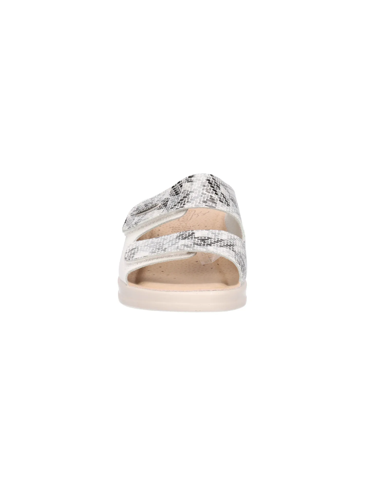Ciabatta con zeppa Fly Flot da donna bianca