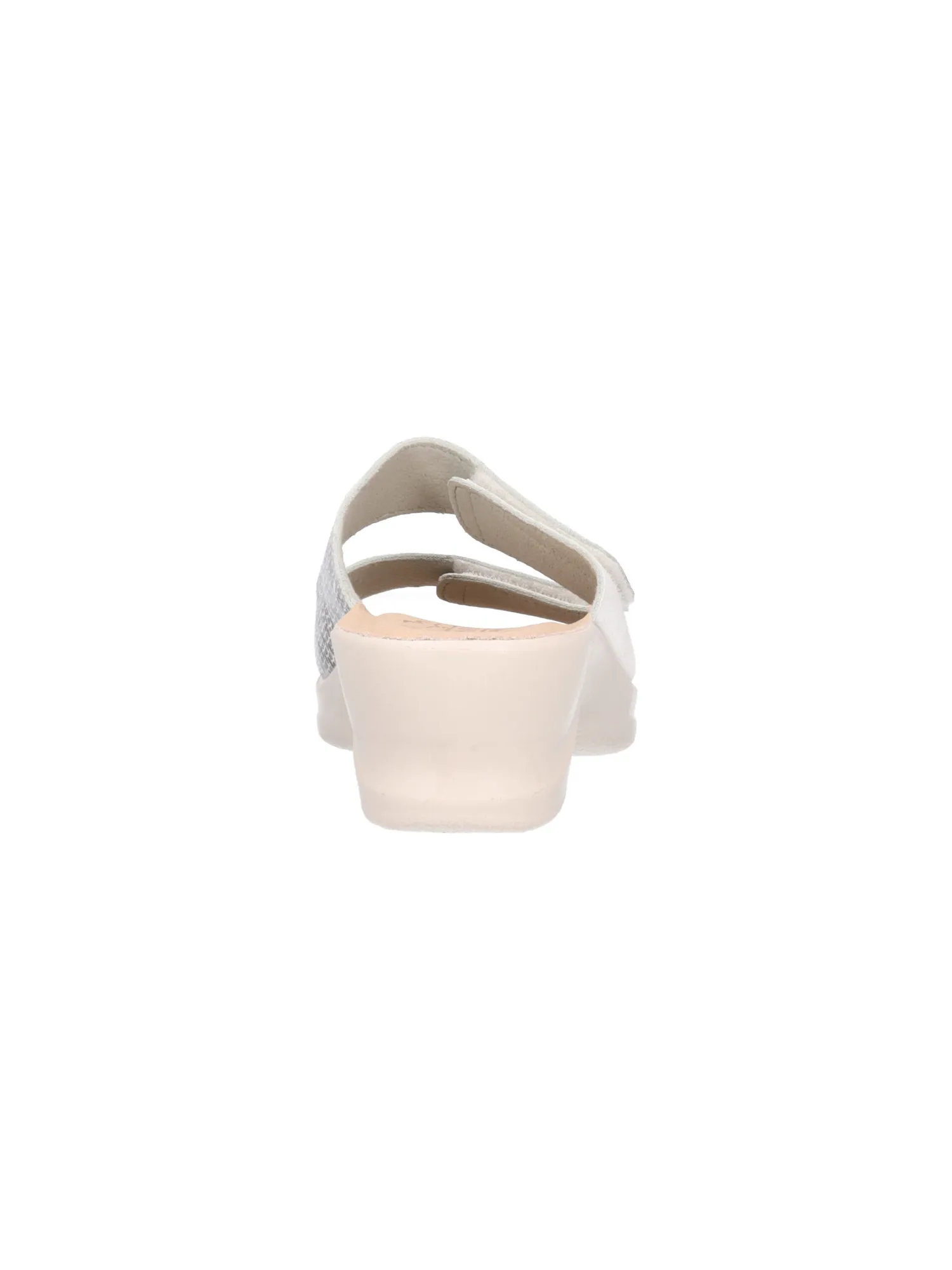 Ciabatta con zeppa Fly Flot da donna bianca