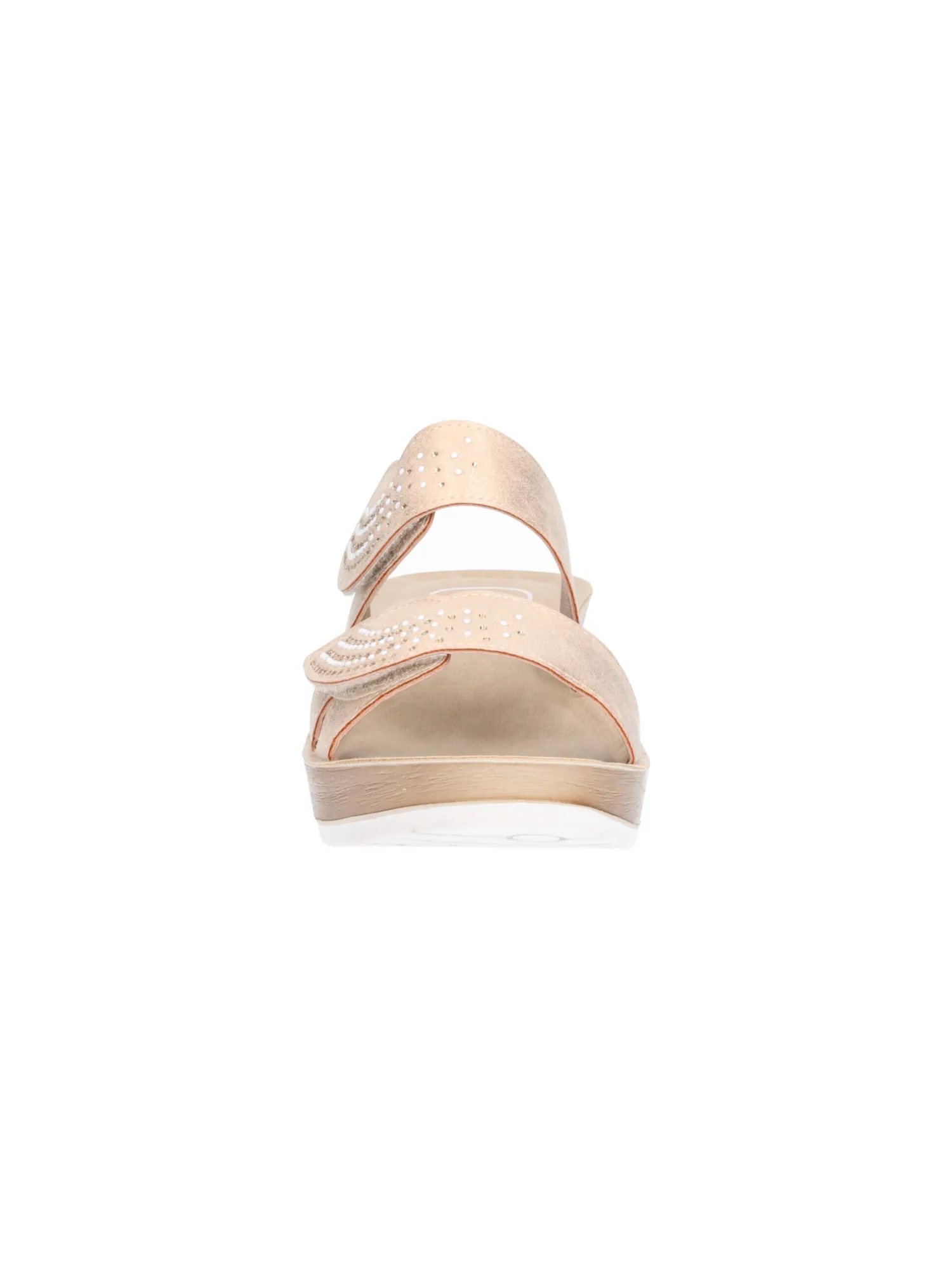 Ciabatta con zeppa Inblu da donna beige