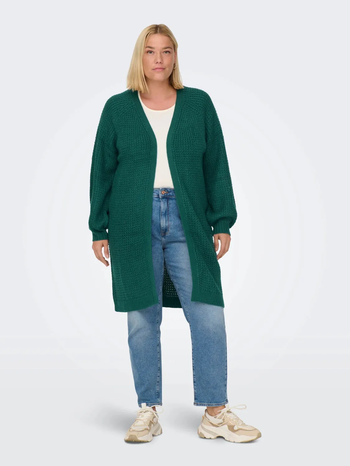 Curvy cardigan lungo