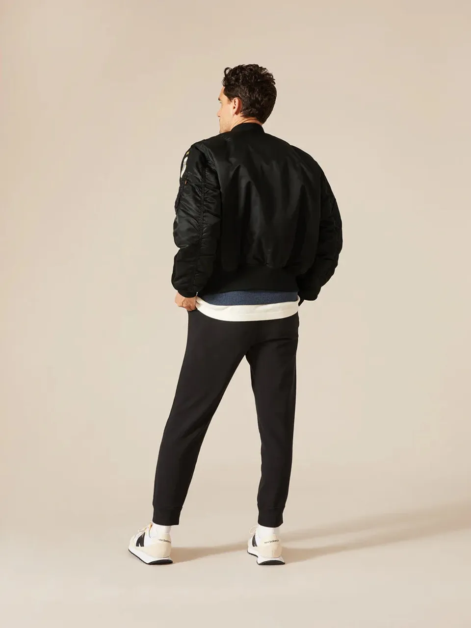 Giubbotto bomber Alpha Industries Ma-1 Squadron nero
