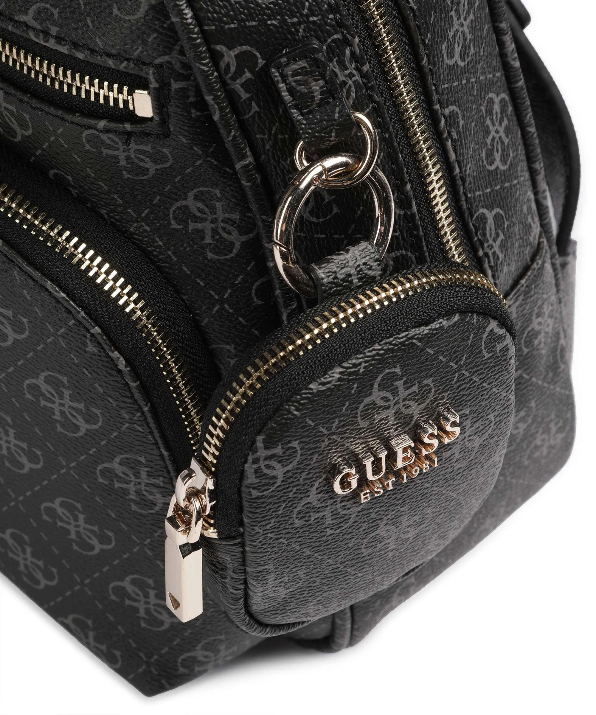 Guess Power Play Zaino pelle sintetica marrone scuro  