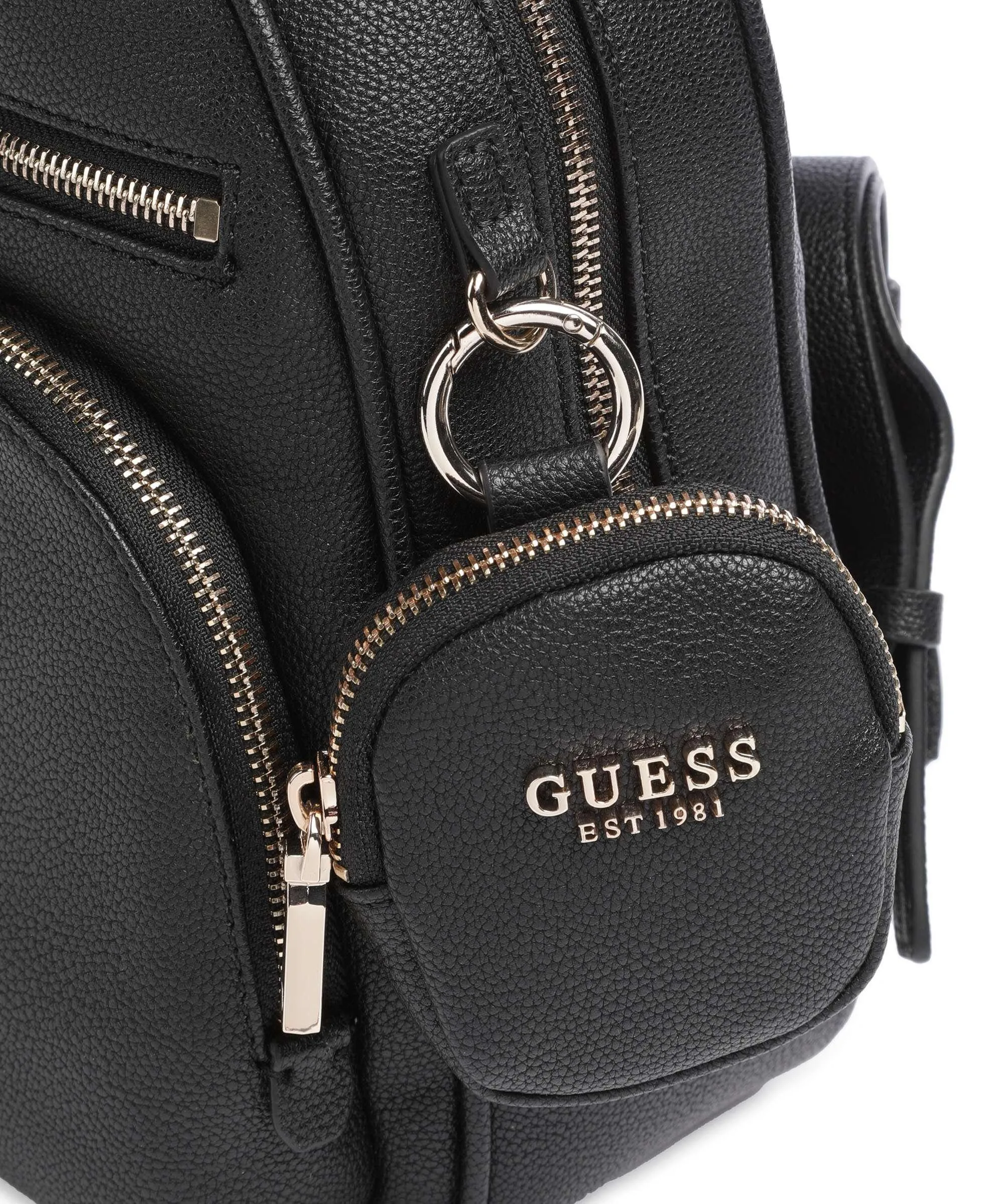  Guess Power Play Zaino pelle sintetica nero  