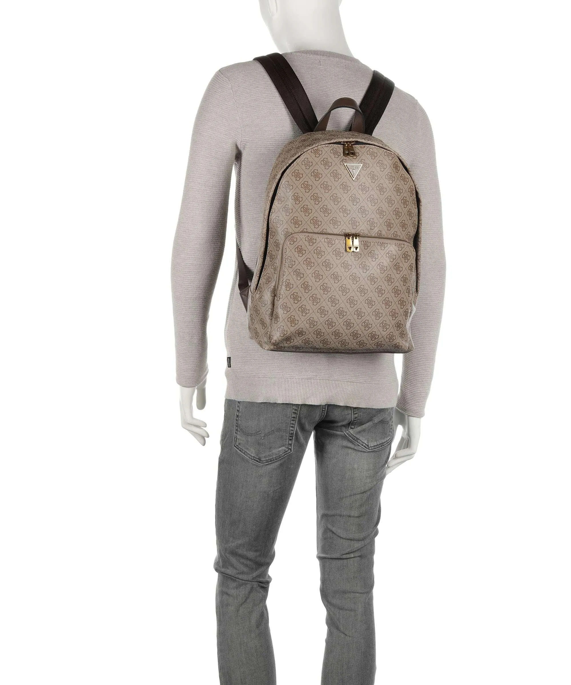  Guess Vezzola Eco Zaino pelle sintetica beige  