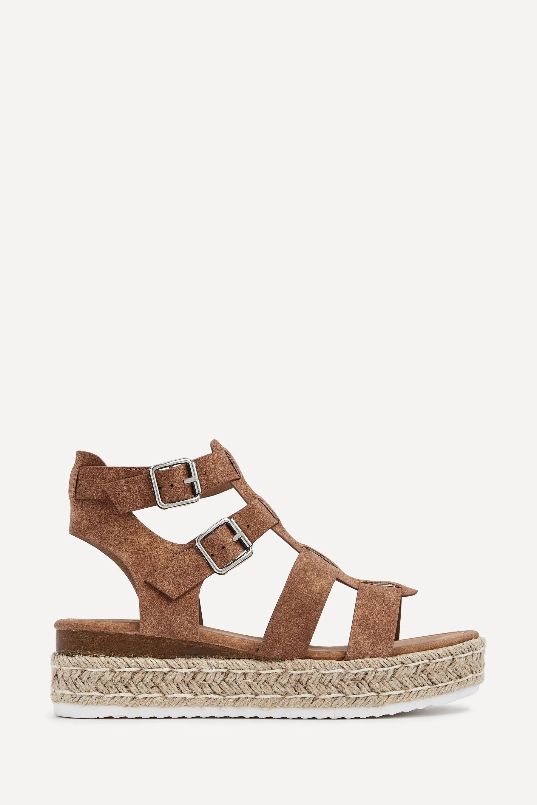 Linzi - Kenzi - Sandali stile gladiatore con espadrilles
