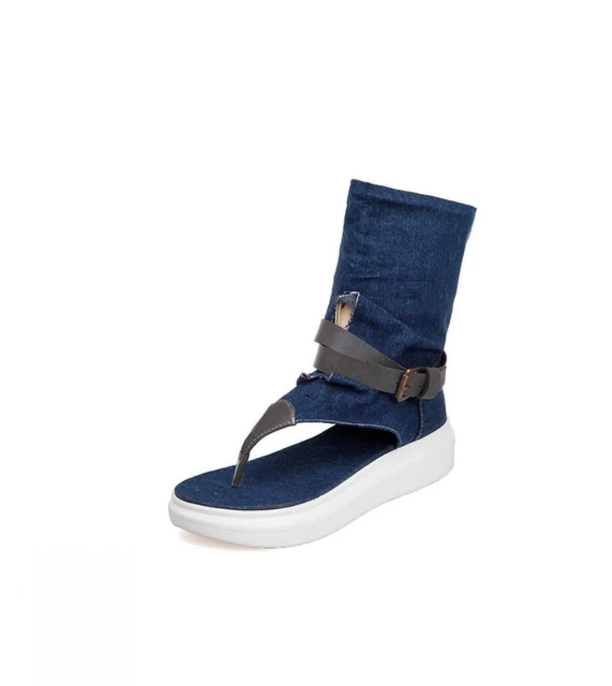 Moda Sandali estivi per donna Gladiatore Tacchi bassi Scarpe da donna Sandali alla caviglia Sandali da donna Sandalias De Mujer