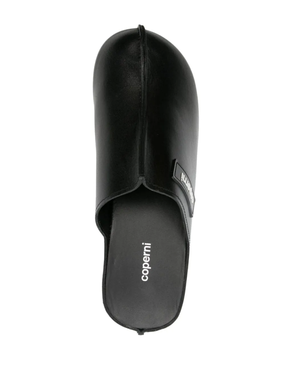 Mules con zeppa in nero - donna