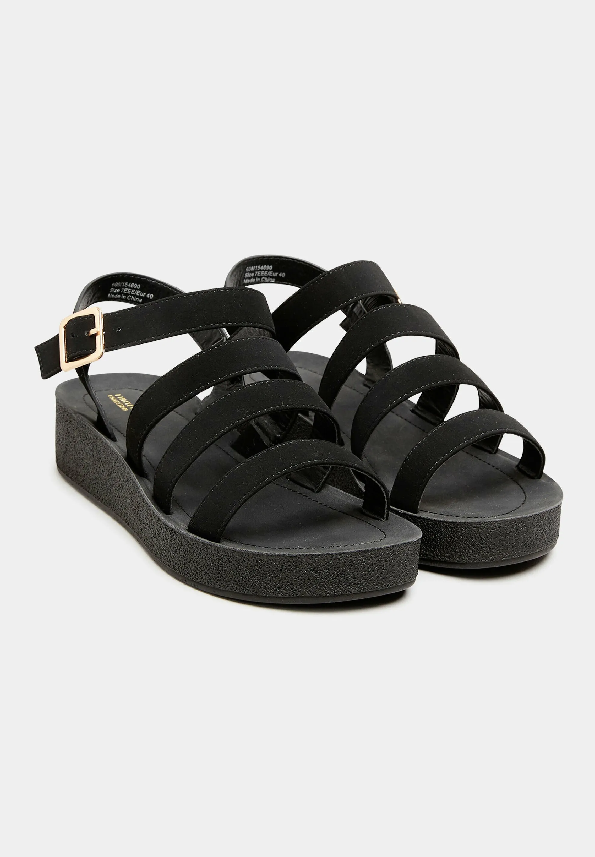 MULTI STRAP SPORTY - Sandali con zeppa