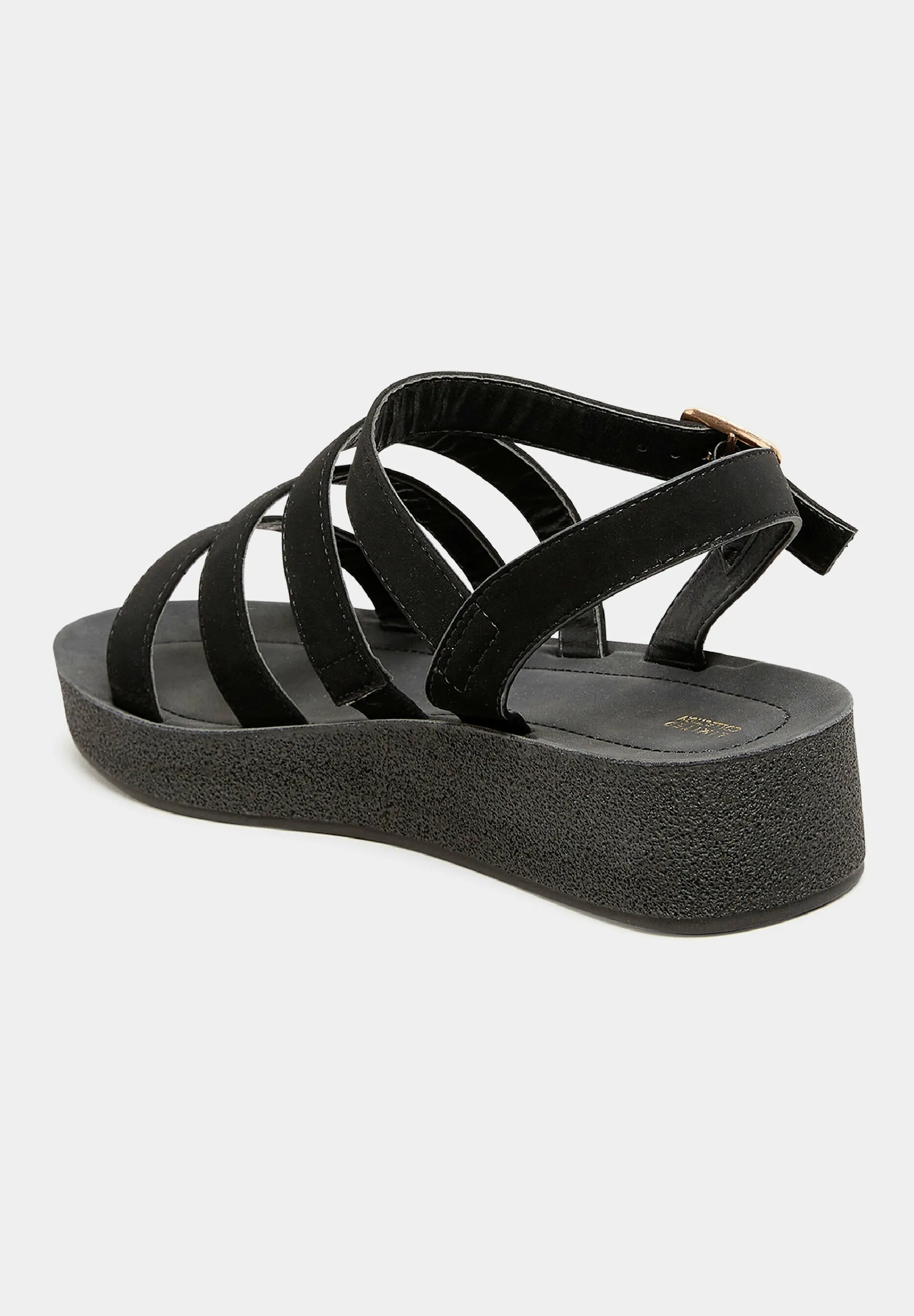 MULTI STRAP SPORTY - Sandali con zeppa