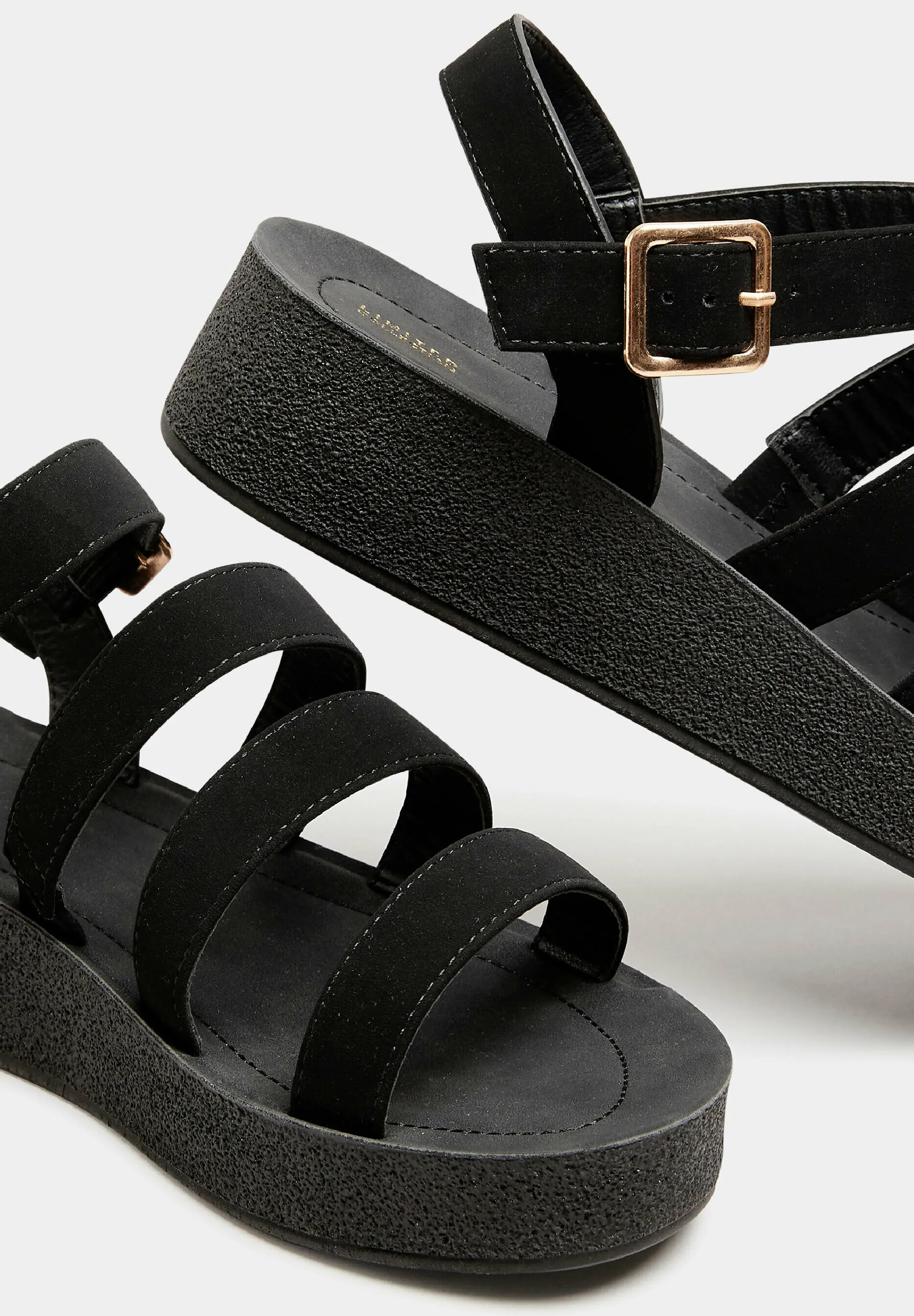 MULTI STRAP SPORTY - Sandali con zeppa