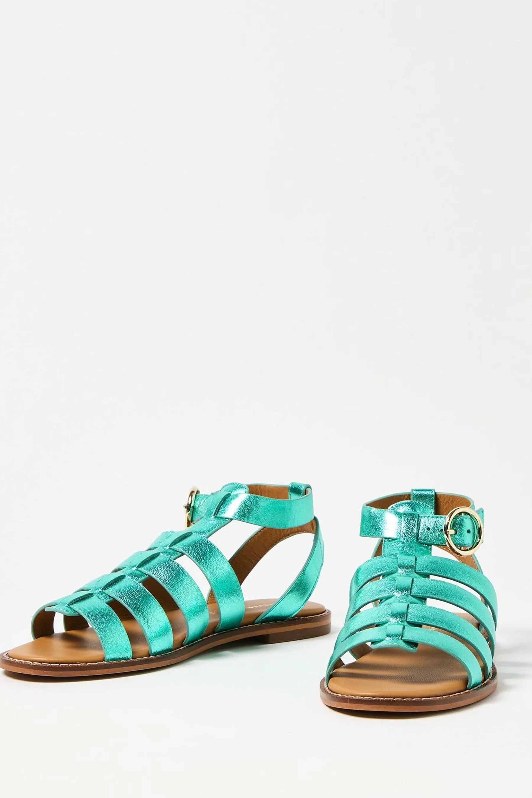 Oliver Bonas - Sandali stile gladiatore in pelle