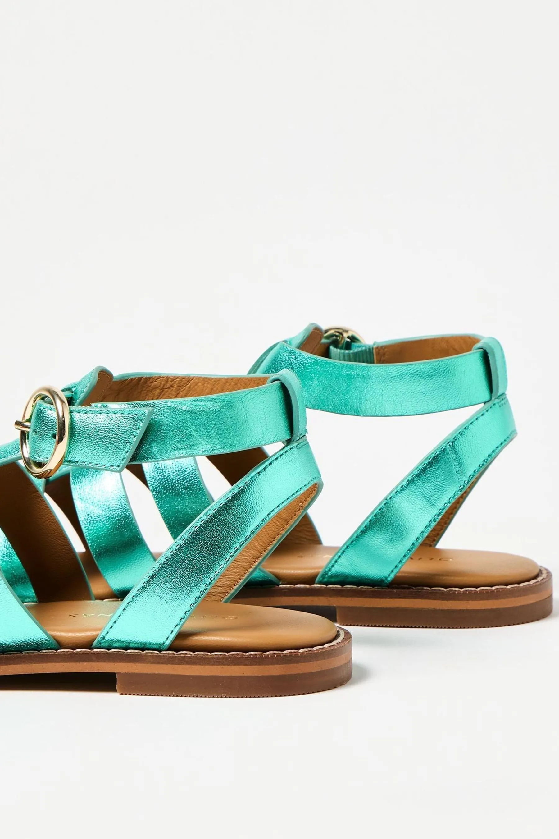 Oliver Bonas - Sandali stile gladiatore in pelle