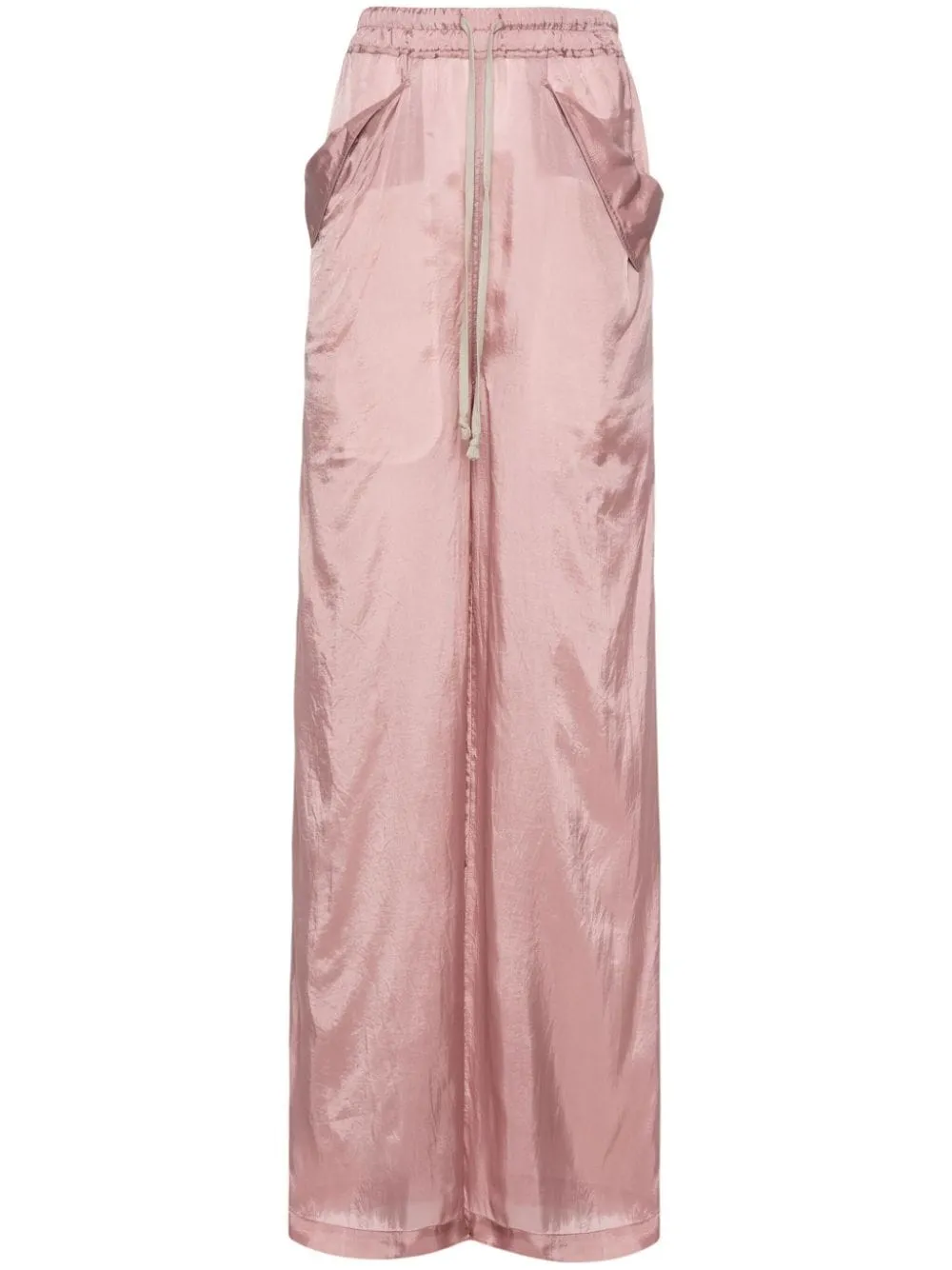 Pantaloni a palazzo dritti in rosa - donna