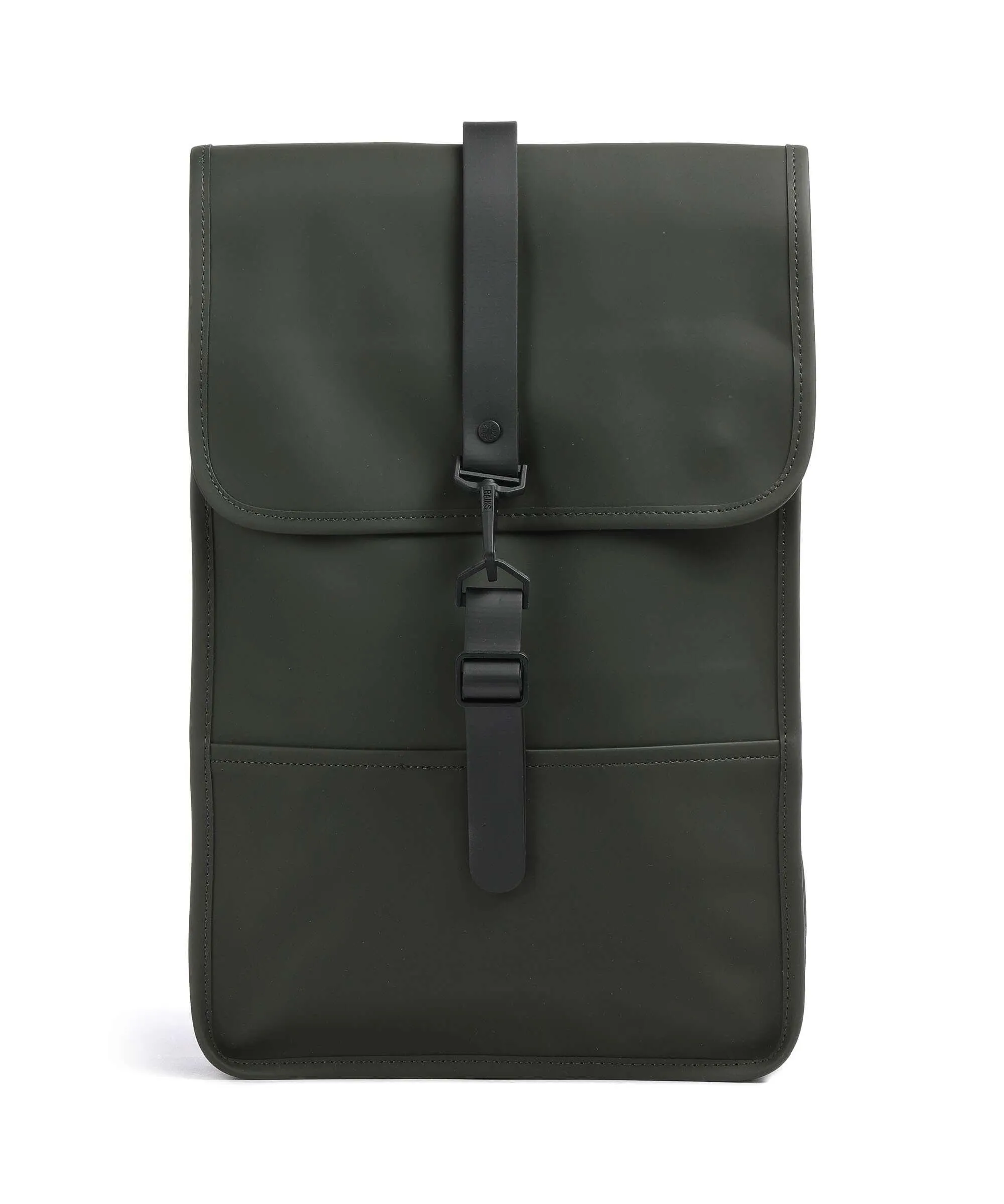  Rains Mini Zaino poliestere, poliuretano verde scuro  