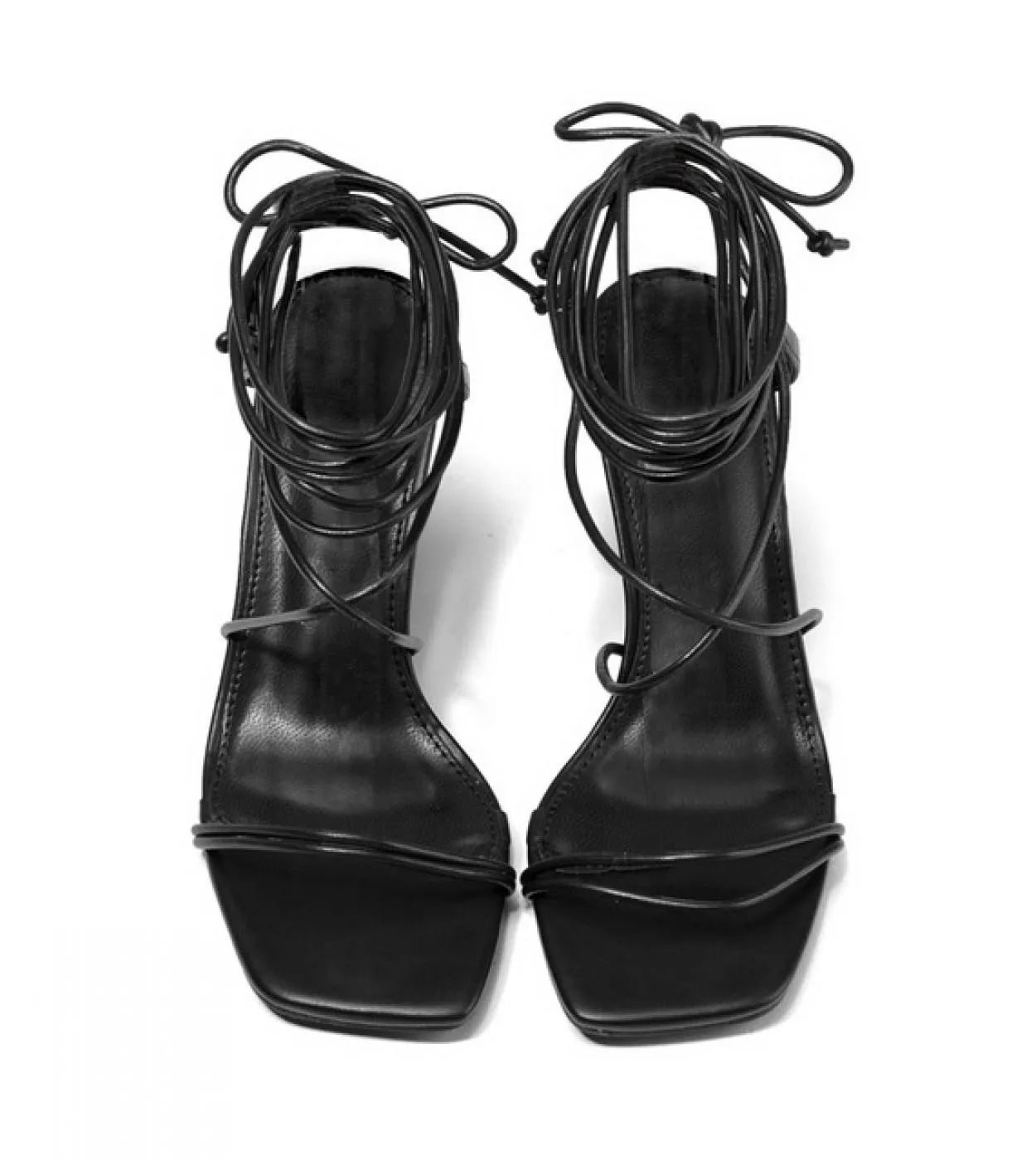 Sandali da donna a fascia stretta moda estiva cinturino alla caviglia con lacci tacchi alti sandali gladiatore scarpe da donna d