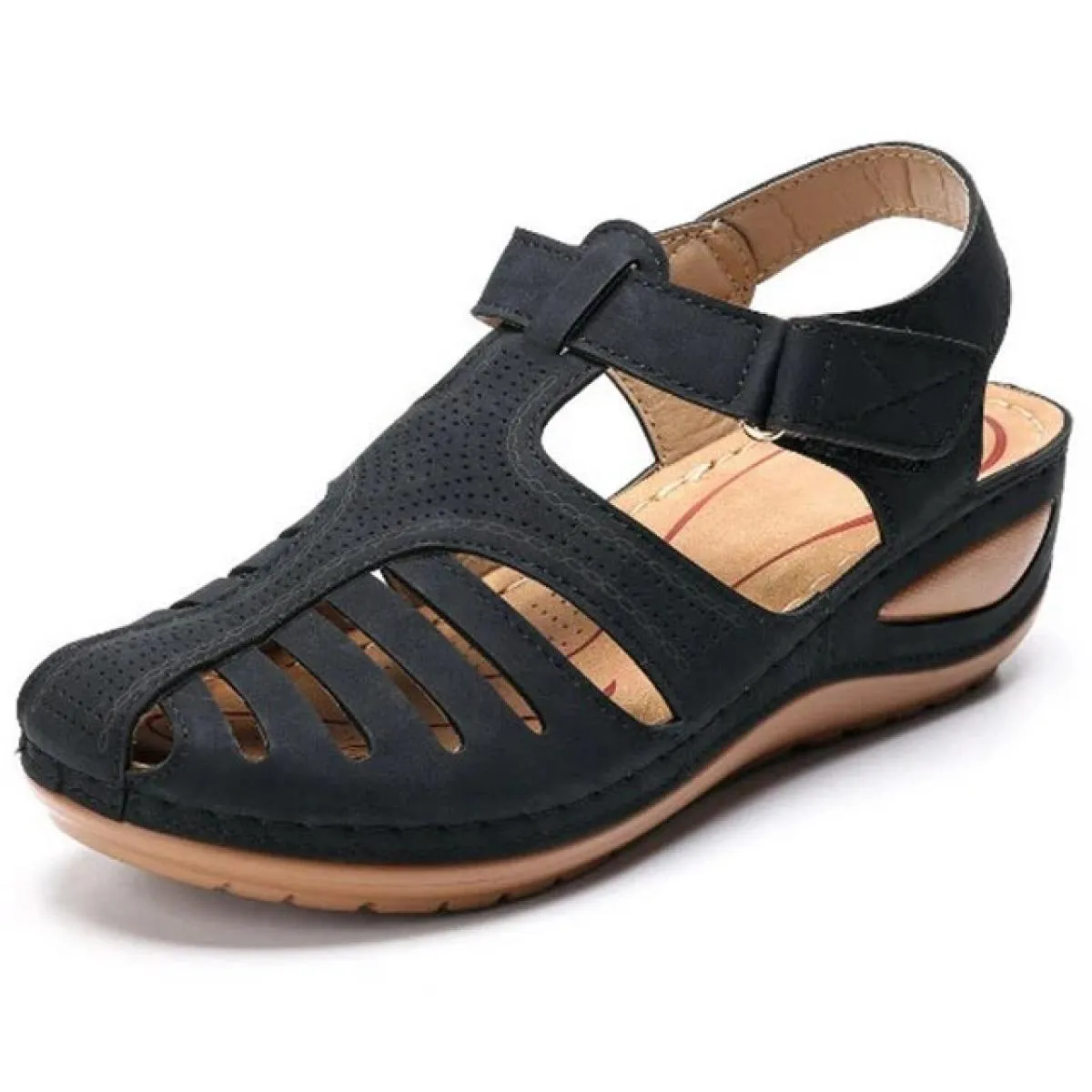 Sandali da donna Stile Bohemian Scarpe estive da donna Sandali estivi con tacco Sandali gladiatore Mujer Zeppe eleganti S