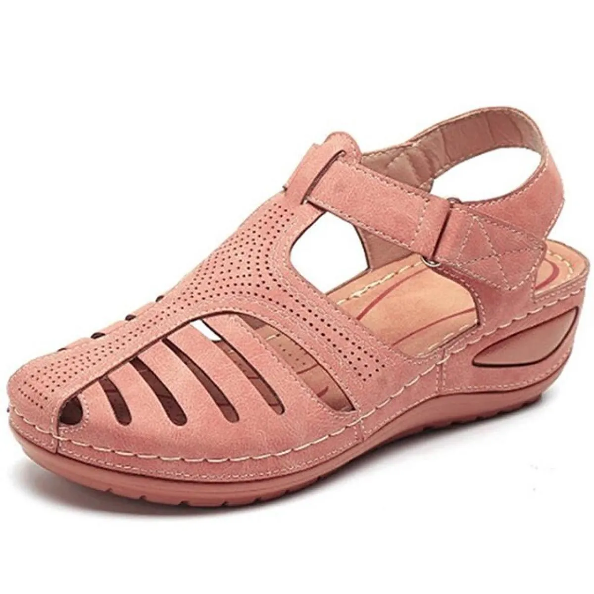 Sandali da donna Stile Bohemian Scarpe estive da donna Sandali estivi con tacco Sandali gladiatore Mujer Zeppe eleganti S