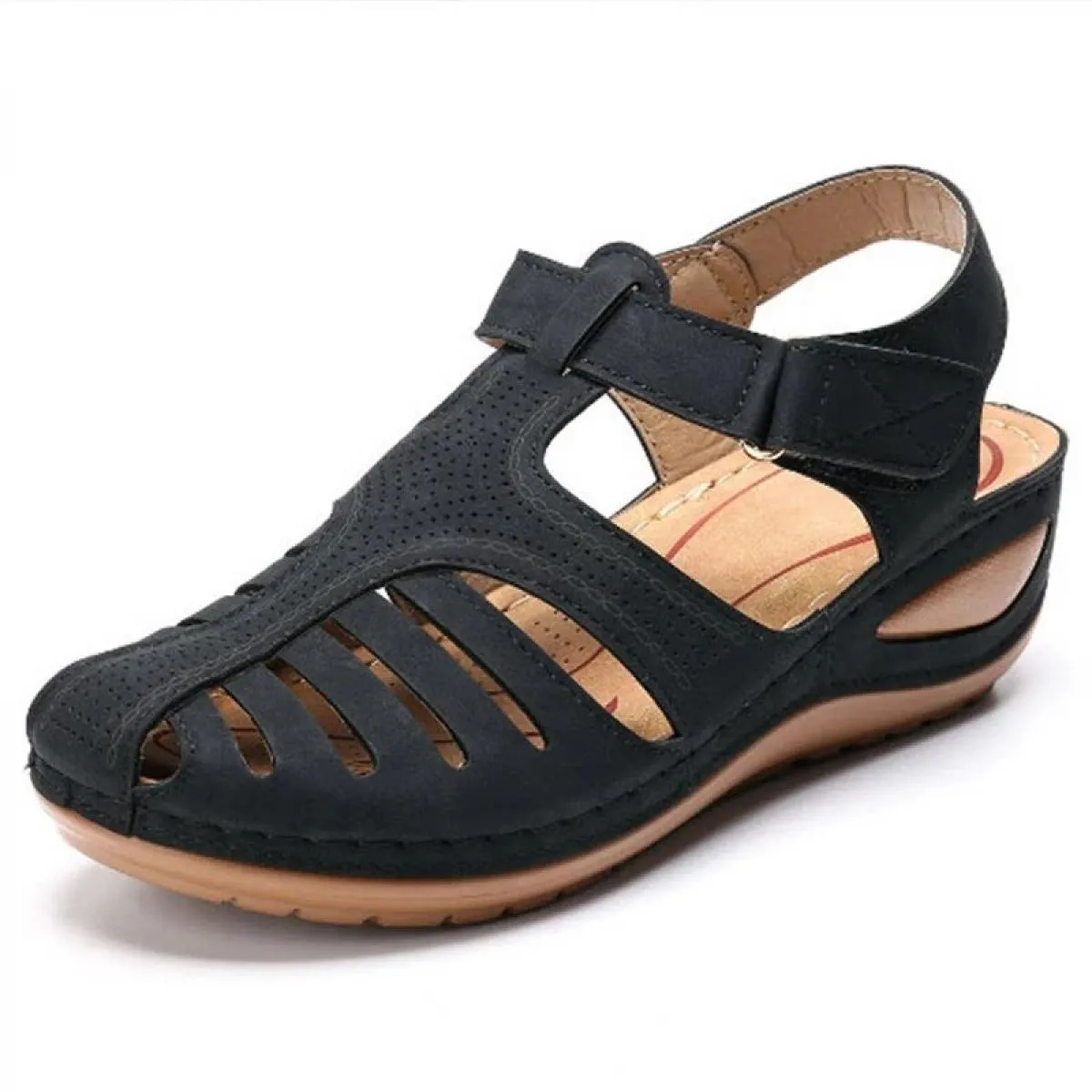 Sandali da donna Stile Bohemian Scarpe estive da donna Sandali estivi con tacco Sandali gladiatore Mujer Zeppe eleganti S