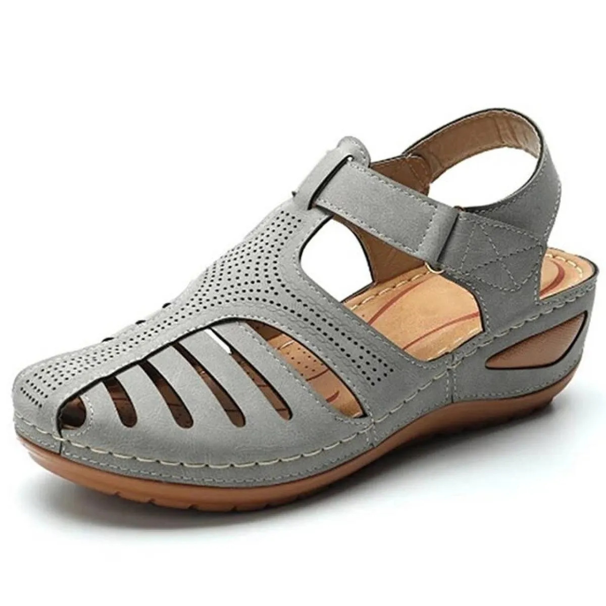 Sandali da donna Stile Bohemian Scarpe estive da donna Sandali estivi con tacco Sandali gladiatore Mujer Zeppe eleganti S