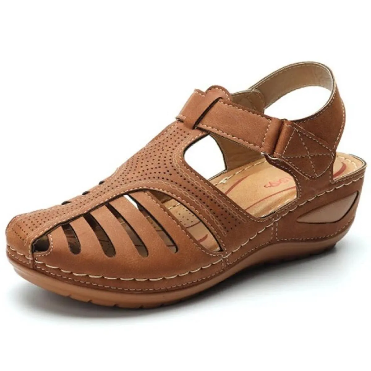 Sandali da donna Stile Bohemian Scarpe estive da donna Sandali estivi con tacco Sandali gladiatore Mujer Zeppe eleganti S
