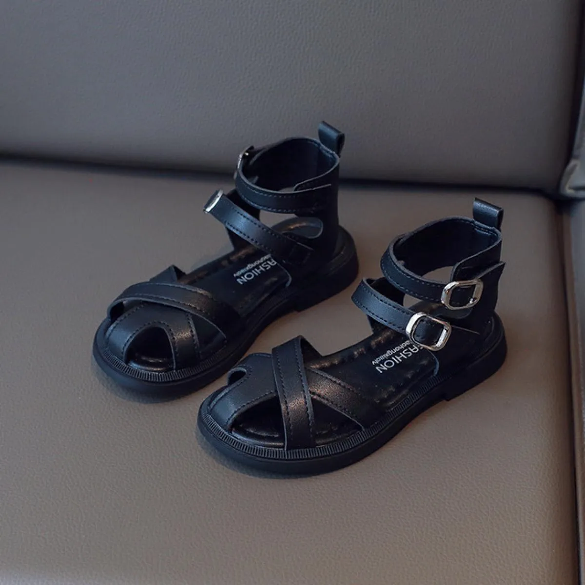 Sandali per ragazze 2023 nuovi sandali estivi per bambini sandali gladiatore stivali scarpe romane scarpe alte da principessa pe