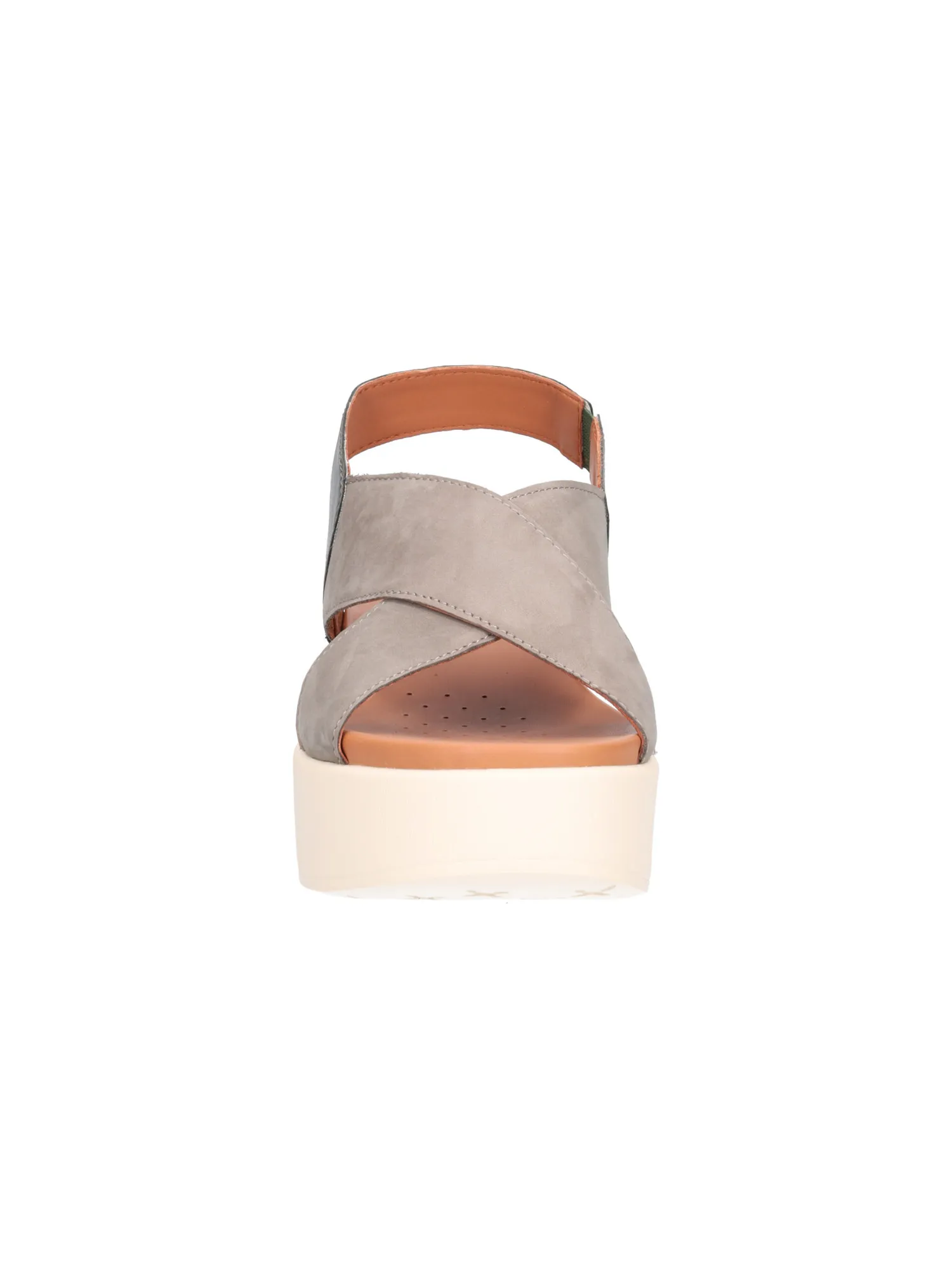 Sandalo con zeppa Geox Xand da donna verde