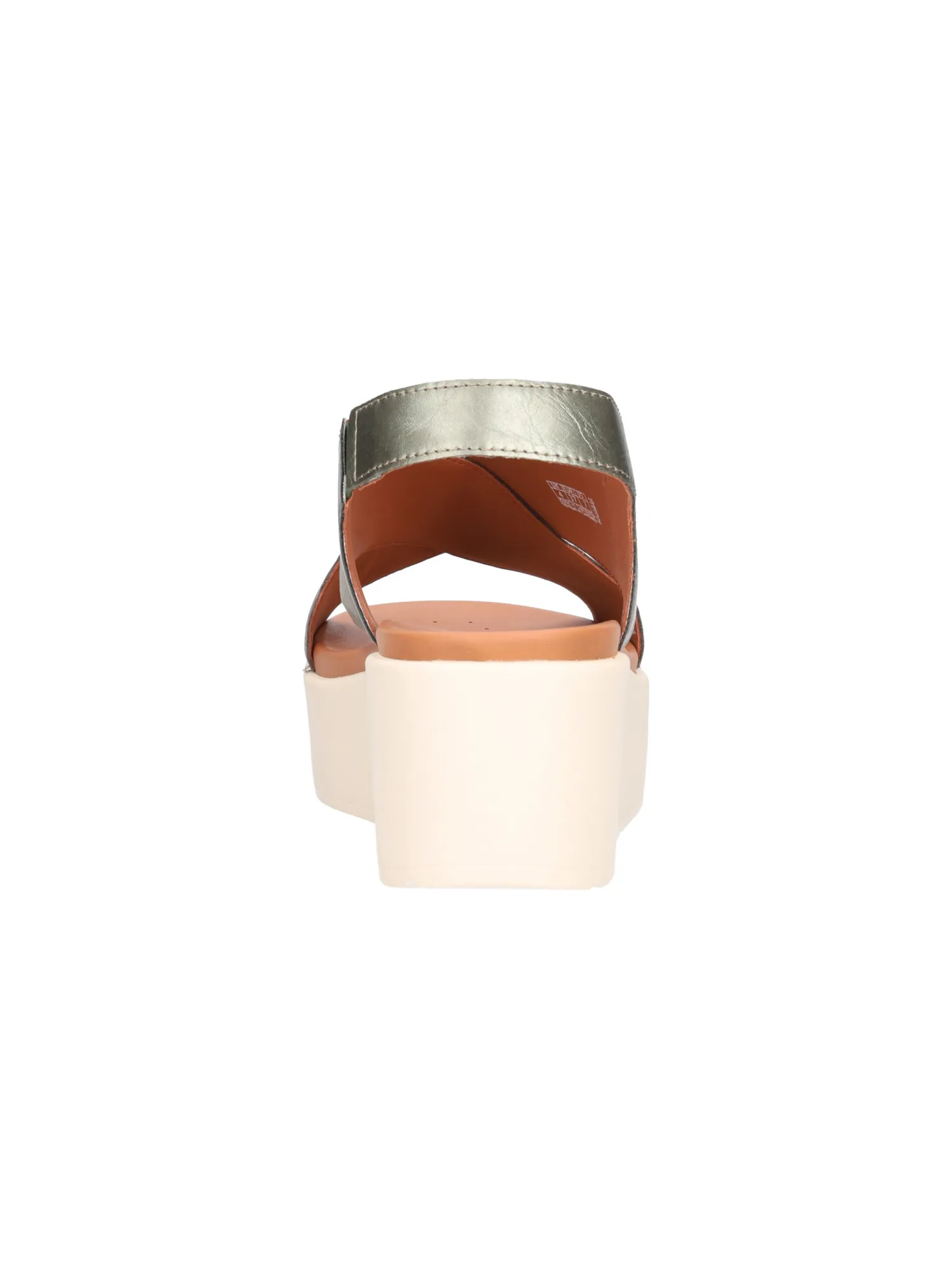 Sandalo con zeppa Geox Xand da donna verde